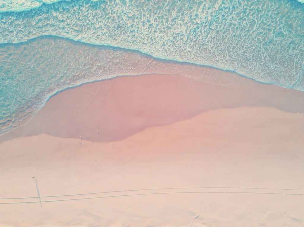 pink beach